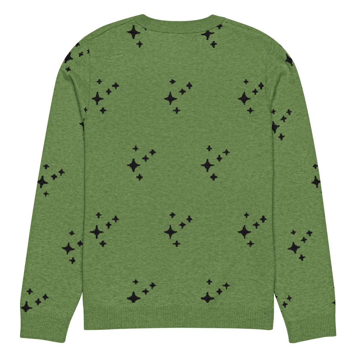 Stars & Sparks Knitted Jumper – Green, Unisex