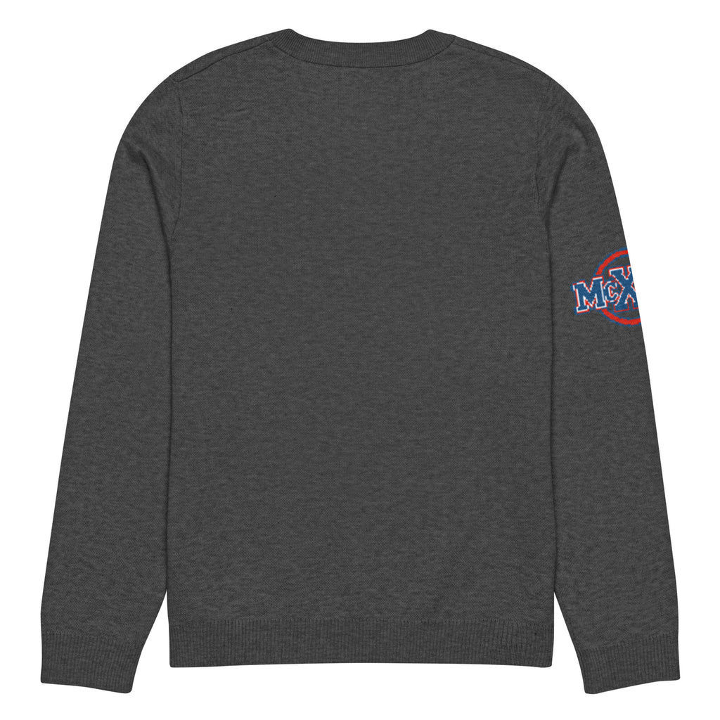 X Marks the Spark – Knitted Crew Neck Pullover