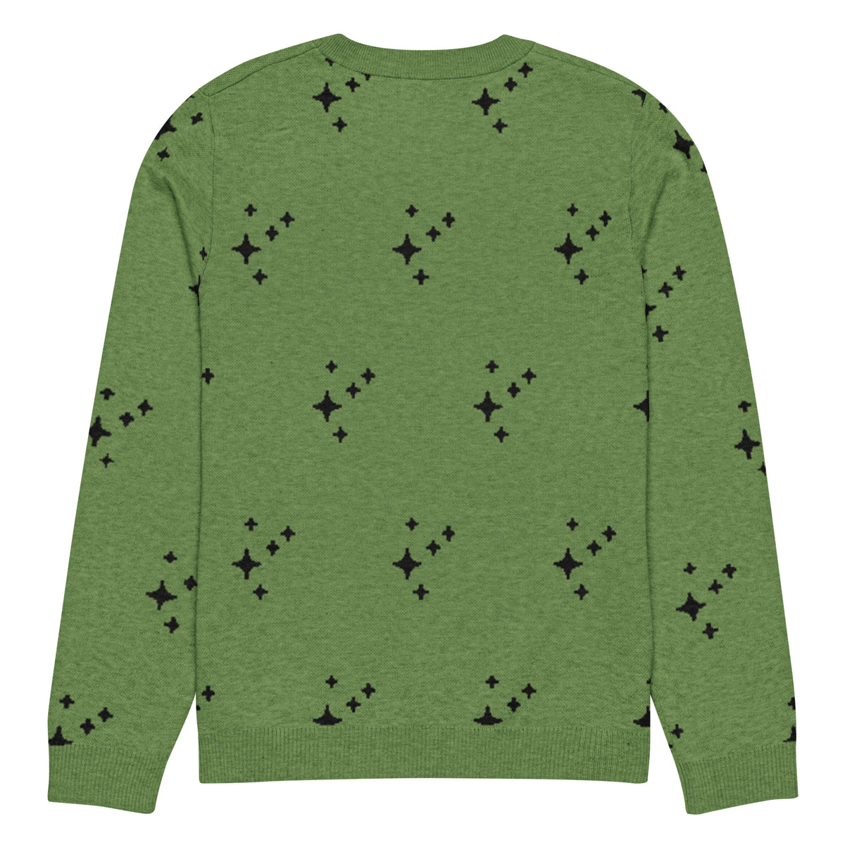 Stars & Sparks Knitted Jumper – Green, Unisex