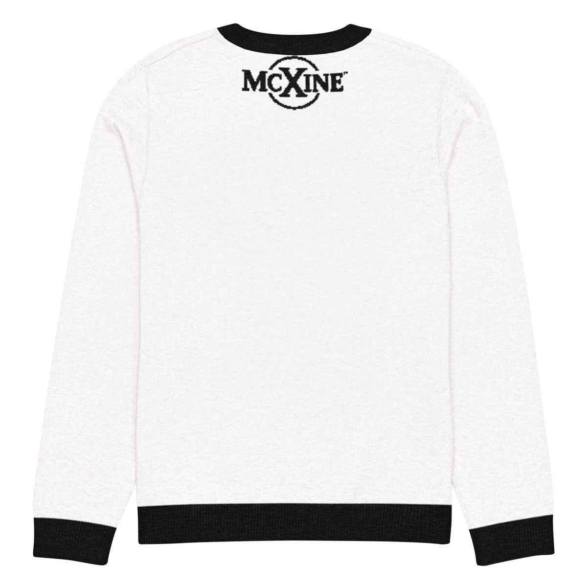 Move in Silence Leopard Knitted Jumper – White, Unisex