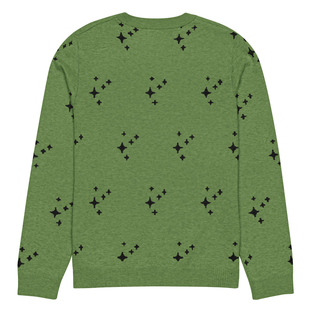 Stars & Sparks Knitted Jumper – Green, Unisex