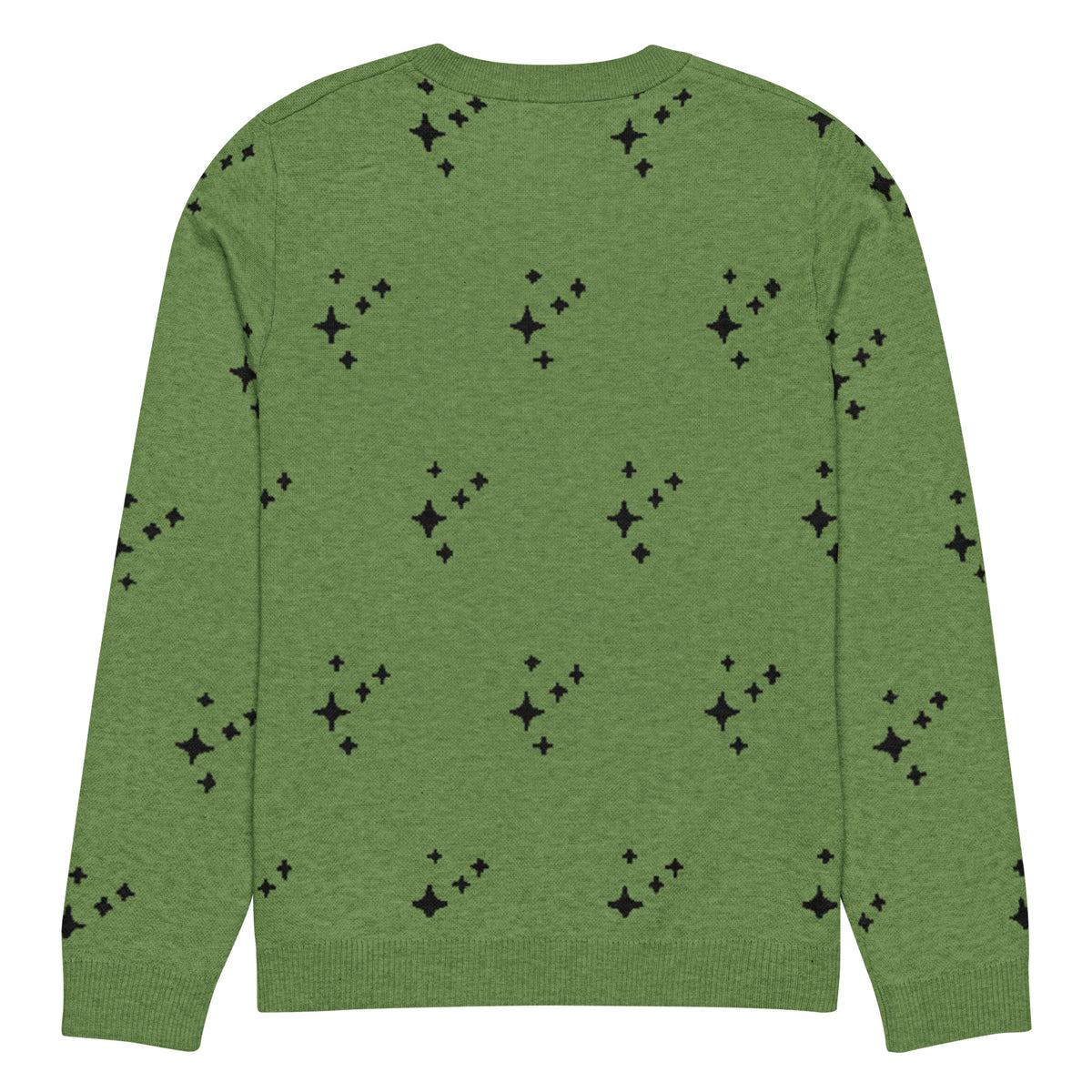Stars & Sparks Knitted Jumper – Green, Unisex