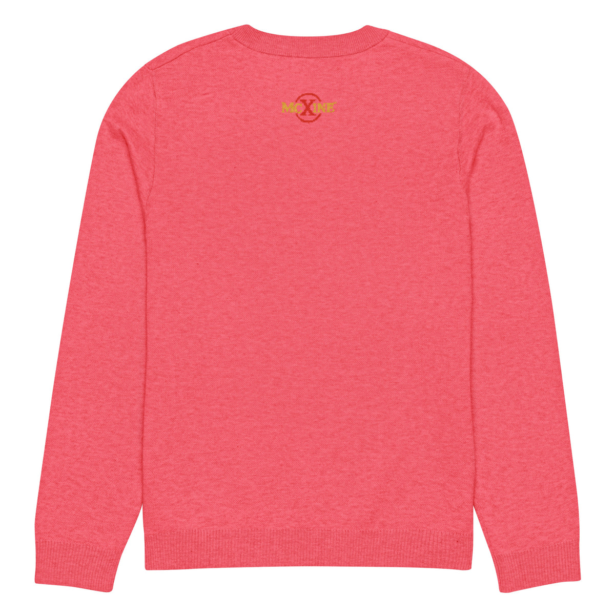 Lama Queen llama knitted jumper, coral pink, unisex – image 19
