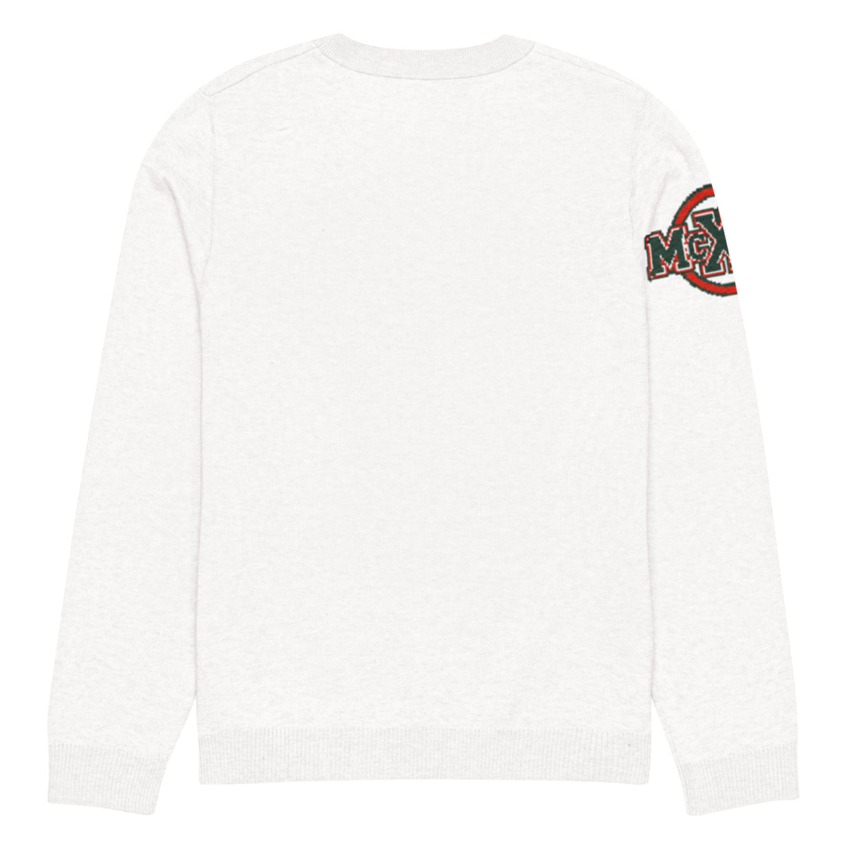 X Marks the Spark Knitted Jumper – Navy & Red