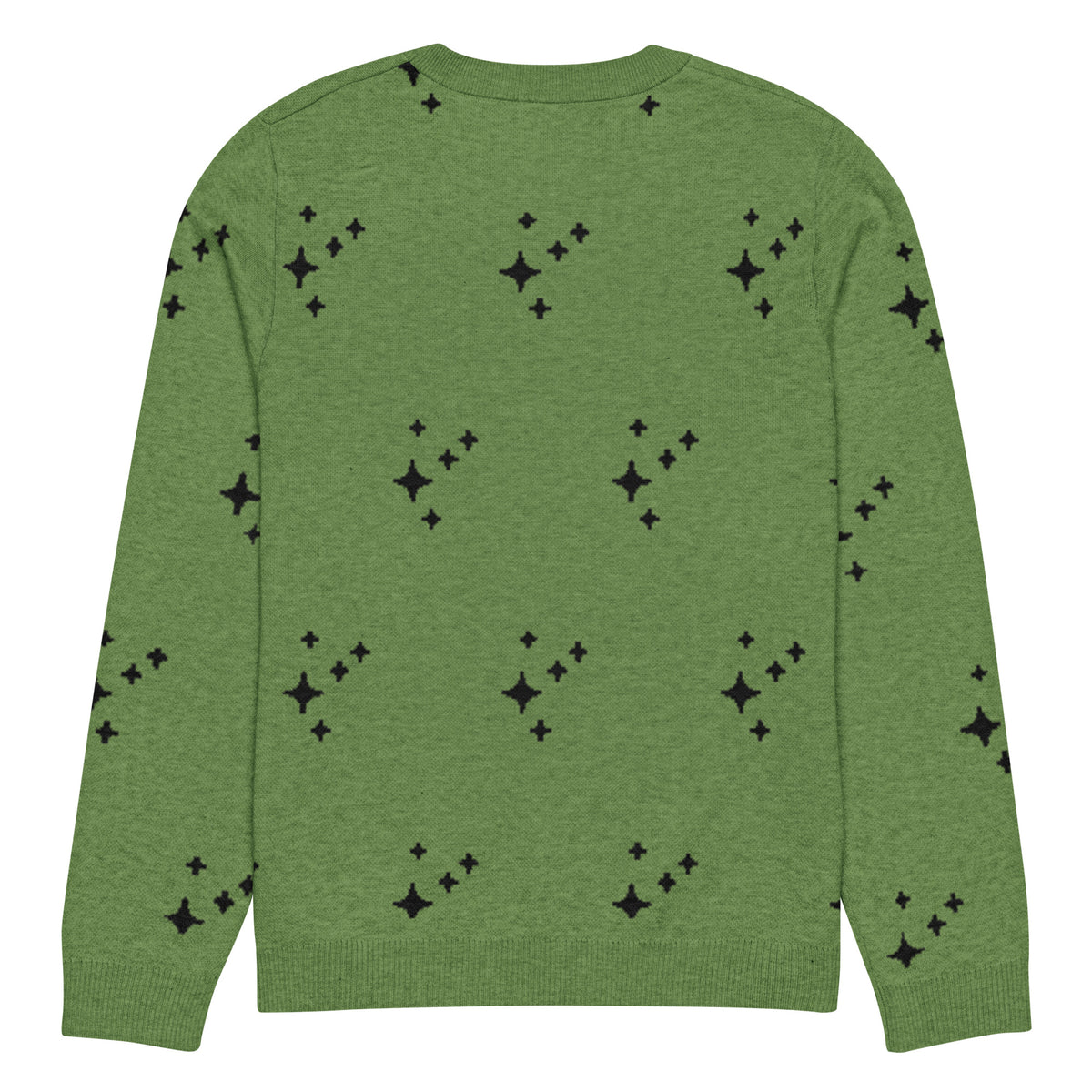 Stars & Sparks Knitted Jumper – Green, Unisex