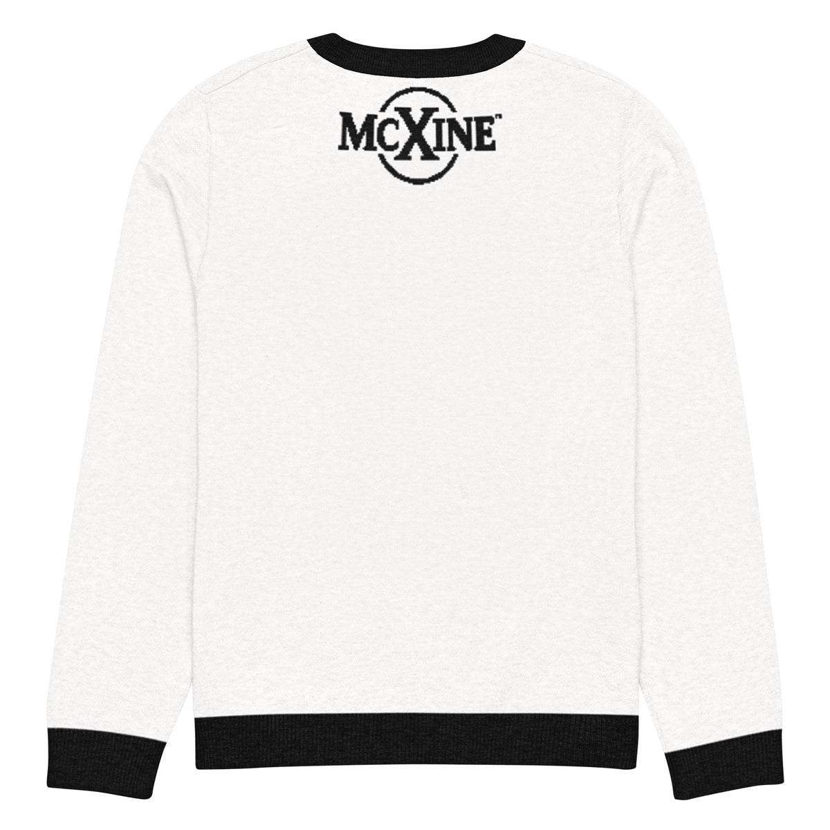 Move in Silence Leopard Knitted Jumper – White, Unisex