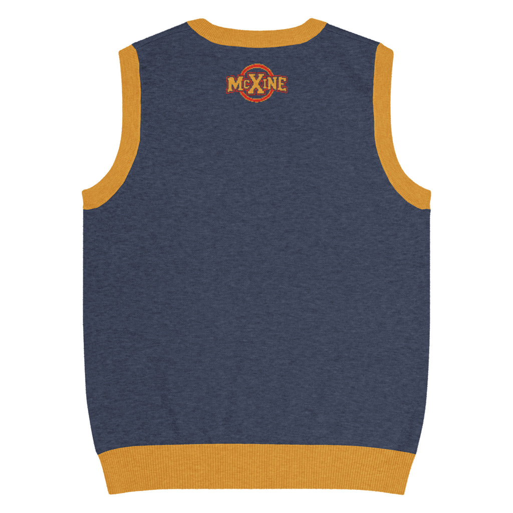 Stars That Sparks Knitted Vest – Blue, Unisex