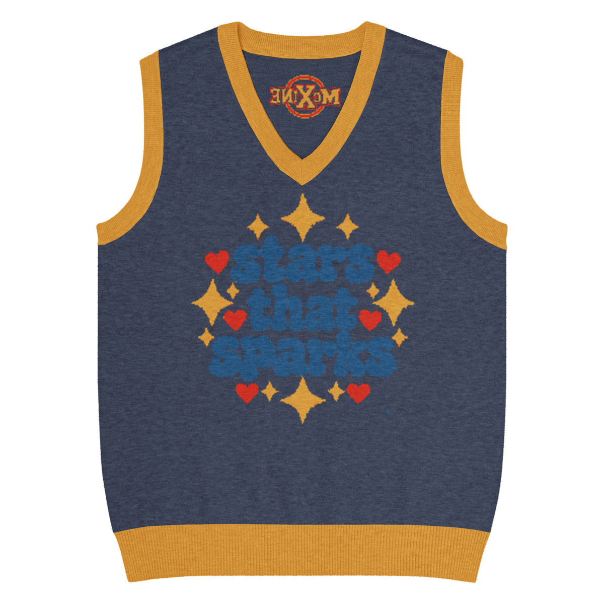 Stars That Sparks Knitted Vest – Blue, Unisex