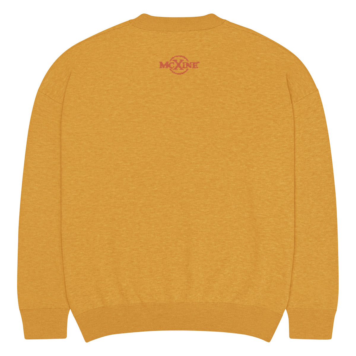 Cozy Warmth cat knitted jumper, mustard yellow, unisex – image 15