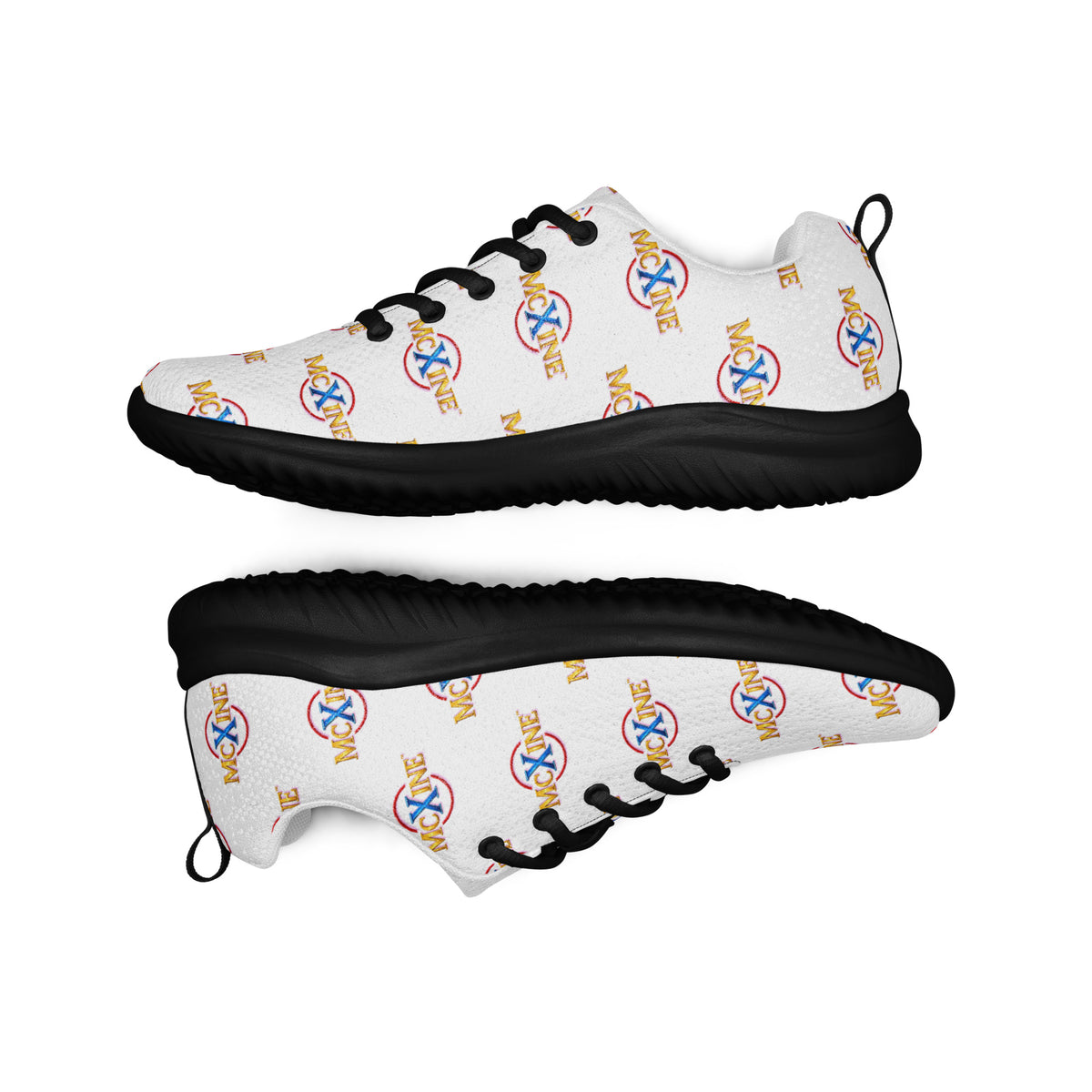 McXine Logo Women's Athletic Shoes – All-Over Print Sneakers | Back to School
